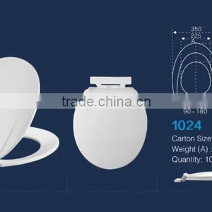 1024 Round Automatically Closing Toilet Cover for Lavatory thumbnail-3