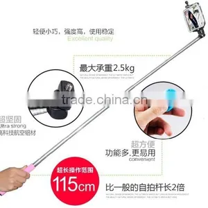 New Arrival Wireless Remote Bluetooth Monopod Selfie Stick With Remote Shutter for Smart Phone thumbnail-2