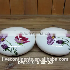 Hot Sale Ceramic Salt and Pepper Shaker Unique Decorative Salt Pepper Set thumbnail-1