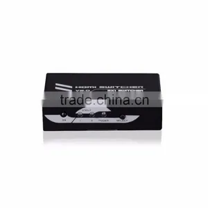 Video Matrix Switcher 2.0 2 Port HDMI Switch 2x1 Hdmi Switch Support 4kx2k 1080p 3D for Hot Video Player thumbnail-1