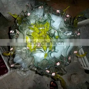 Hand Blown Glass Wall Decoration XO-20150630&Murano Glass Chandelier From Famous Chinese Glass Artist Mr Ou thumbnail-6
