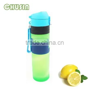BPA Free Travel Water Bottle Silicone Water Bottle High Quality Fancy Design Reasonable Price thumbnail-2