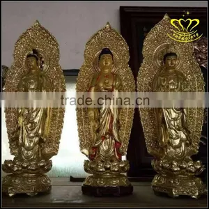 Maitreya Buddha Casting Bronze Statue of the Temple of the Temple Worship Buddha Sculpture thumbnail-4
