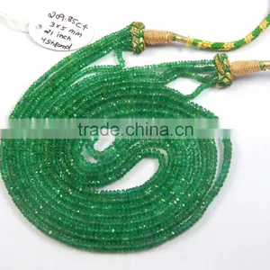 Natural Zambian Emerald Beads 4 Strand Necklace Gift for Love thumbnail-4