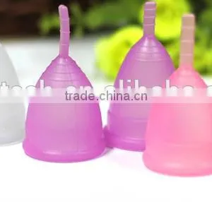 Feminine Hygiene Product Menstrual Cup Medical Silicone in Medical Grade With Small & Large Size thumbnail-5