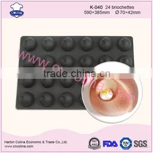 LFGB Standard Big Cake Pan Silicone Baking Cake Mould thumbnail-1