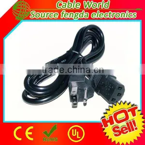 US AC Power Cord NEMA 5-15P to IEC C13 Power Cable 125V 10A thumbnail-5