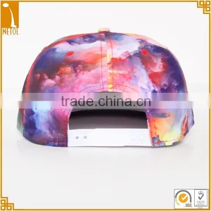 New Fashion High Quality 6 Panel Printed Custom Floral Sanpback Cap Whoesale thumbnail-5
