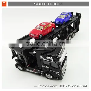 Collection Metal Car Pull Back Diecast Container Truck Toy thumbnail-3