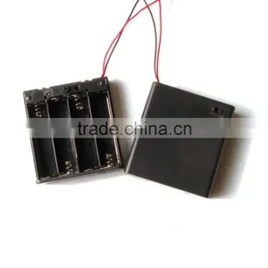 Battery Tray 4 AA Stud and Socket 4AA Plastic Battery Holder Plastic Battery Case thumbnail-4