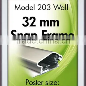 Hotsell Indoor Advertising Board Frame With Round Corner, Aluminum Advertising Frame thumbnail-2