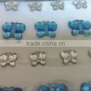 Butterfly 3D Crystal Phone Sticker thumbnail-1