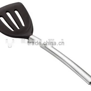 Food Grade 100% Silicone Spatulas With Stainless Steel Handle thumbnail-1