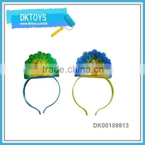 Party Event Use Peacock Shape Headband Flashing Light Plastic Toy thumbnail-1