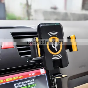 Qi Wireless Car Charger Holder Wireless Charging Pad Transmitter Charger For Iphone thumbnail-3