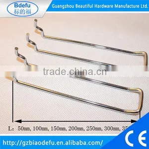 Hot Sale Chrome Metal Euro Hooks for Pegboard thumbnail-1