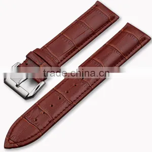 Luxury Brand Watch Leather Band With Stainless Steel Pin Buckle thumbnail-2