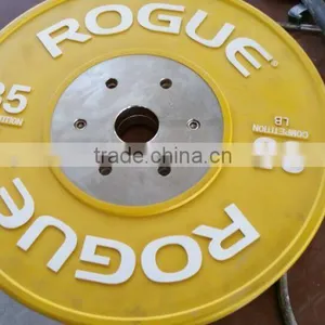 Olympic Competition Rubber Bumper Plates thumbnail-2