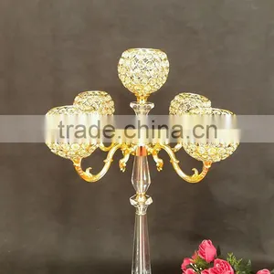 5 Arms Crystal Candelabra,candelabra for Sale Cheap thumbnail-1