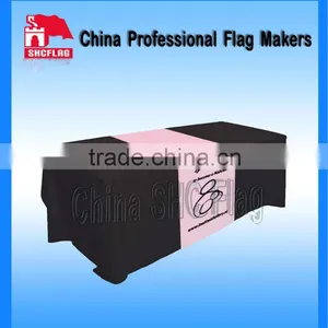 Fitted Stretch Table Cover Screen Printed Table Cloth Banner thumbnail-1