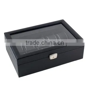 High Quality Fashion Leather Wood Box Packaging thumbnail-2