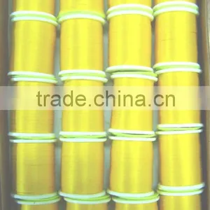 Fly Tying Thread Yellow Color Fly Tying Materials Glitters thumbnail-1