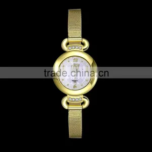 Fashion Lady Wristwatches Circle Ladies Watch thumbnail-2