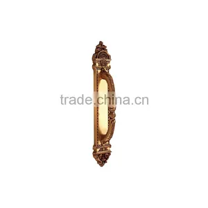 Hotel Entrance Door HK598 RG Copper Door Luxurious Handle thumbnail-2