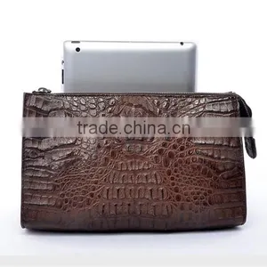 Genuine Crocodile Leather Men's Bag Clutch Bag for Man thumbnail-6