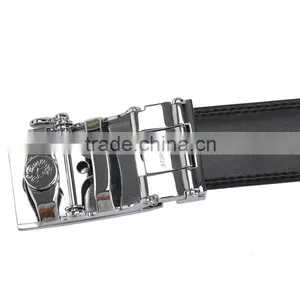 Wide Leather Belt Without Holes Men's Belt thumbnail-5