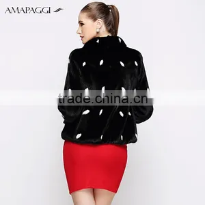 Classic Short Balck Mink Fur Jacket&coat Wholesale thumbnail-3