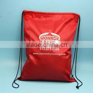 Promotional 420D 210D Polyester Drawstring Bag With Customzied Logo Printed thumbnail-3