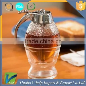 Wholesale Sale Acrylic Honey Dispenser Syrup Cruet thumbnail-2