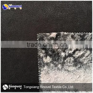Garment Fabric 100% Polyester Winter Coat Fabric Sude Fabric Bonded Fur Women's Coat Fabric thumbnail-1