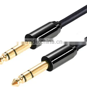 6.35 Aux Cable Nickel Plated AV Cable 1RCA/M-1RCA/M 1.5m 5feet With PVC Jacket thumbnail-1
