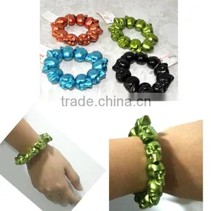 PLASTIC SKULL BRACELET FOR CARNIVAL PARTY DECORATION thumbnail-1