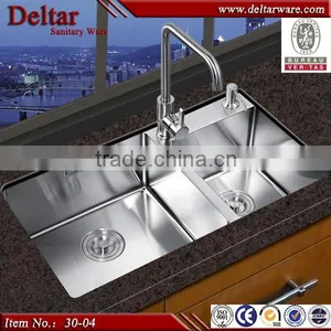 Double 304 Stainless Steel Kitchen Bar Sink thumbnail-4