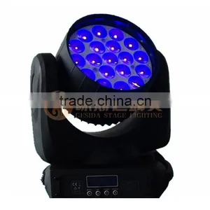 12W * 19pcs LED Zoom Wash Moving Head Stage Light thumbnail-3