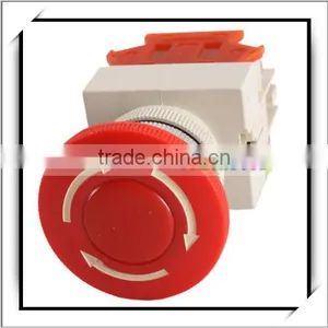 Red Sign Mushroom Emergency Stop Push Button Switch thumbnail-5