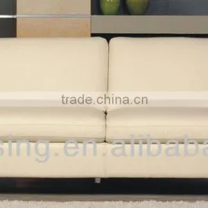 Sunroom Foam Genuine Leather Sleeper Sofa thumbnail-1