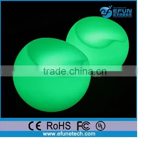 Rechargeable Led Light Plastic Chair Furniture, Led Outdoor Sofa Chair thumbnail-1