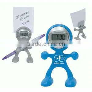 Promotional Item Gift Clocks Flexible Little Man Shape Small Digital Clock thumbnail-1