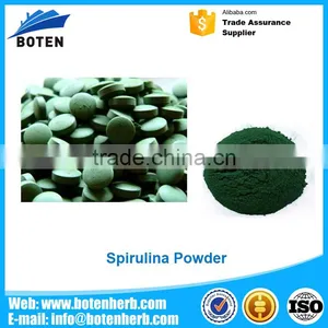 GMP Factory Supply Organic Best Spirulina Powder/ Tablet thumbnail-1