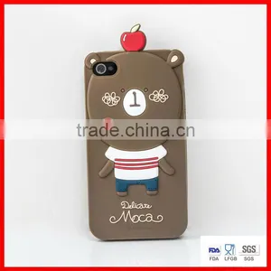 Bear Shape Silicone Phone Cases thumbnail-1