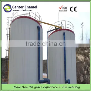 Double Membrane Doom Glass Fused to Steel Tank for Biogas Reactor, Enamel Bolted Tank Price thumbnail-1
