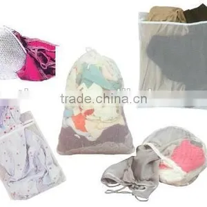 BSCI Portable Folding Colored Mesh Washable Laundry Bag thumbnail-4