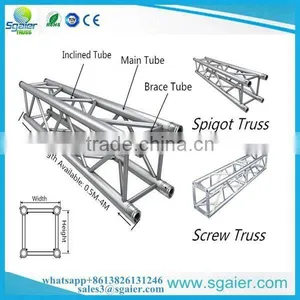 2017 Sgaier Factory Price Roof Truss 4 Pillar 12m x 10m for Sale Arch Trusses thumbnail-5