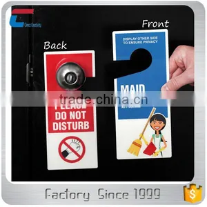 Low Price Custom Logo Plastic PVC Hotel Hanger thumbnail-1