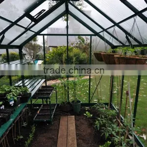 High Performance Green/gray Powder Coated Alumin Glass Agricultural Greenhousesum Large thumbnail-2