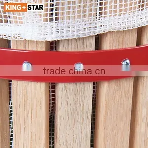 12L Basket Wooden Hand Apple Juicer thumbnail-5